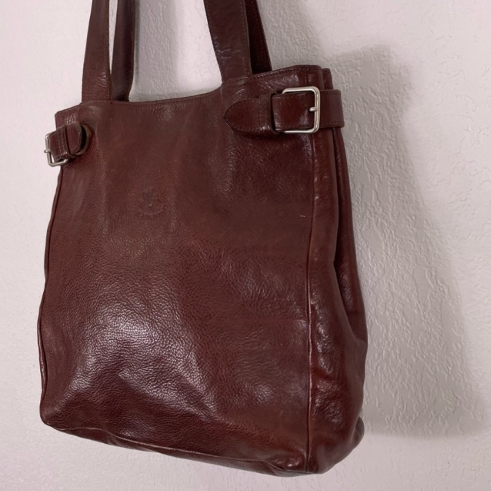 IL Bisonte Brown Leather Tote Bag Purse